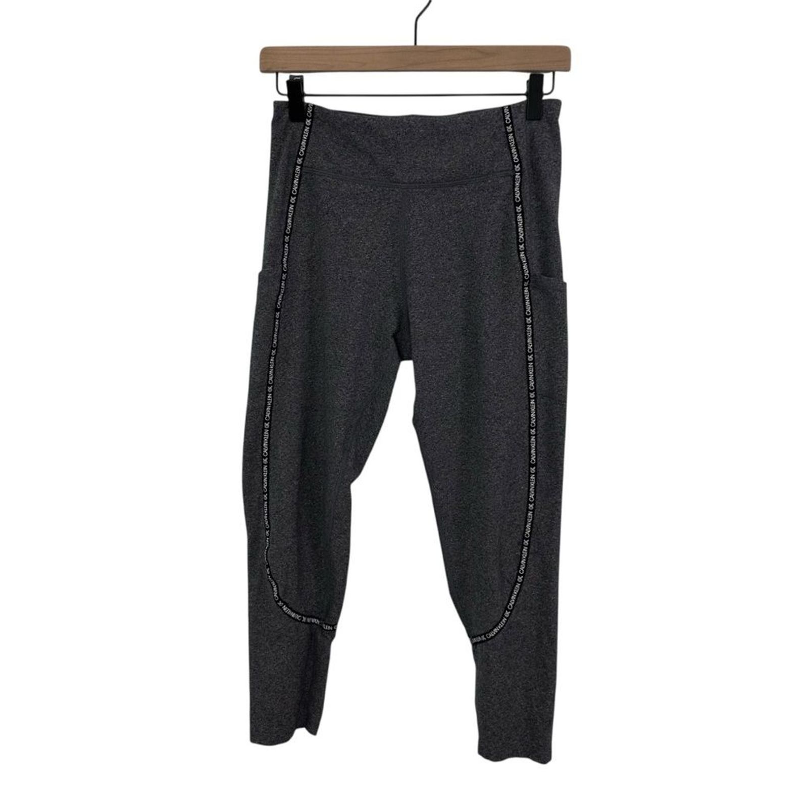 Calvin Klein Performance Stretch Gray Capri Lengt… - image 1