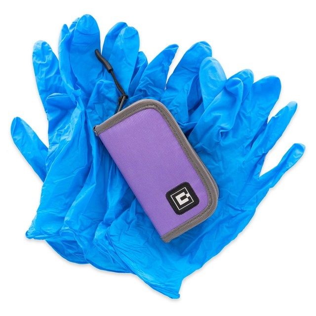 Gloves Travel carrying Case with 5 pairs of Nitrile Gloves eBay