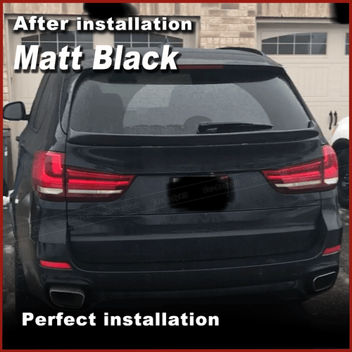 Matt Schwarz Mitte Spoiler Heckspoiler Kofferraum flügel Lippe für BMW X5 F15 - Picture 4 of 13