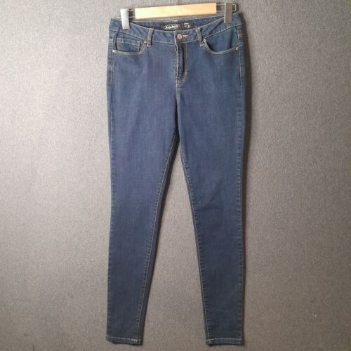 JAY JAYS Womens denim skinny jeans Size 9 blue dark wash mid rise stretch casual - Picture 1 of 16