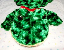 26" Dan Dee Frog Laying Down Floppy Plush Super Cuddly Pillow Collectors Choice