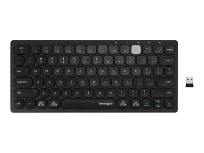 Kensington K75502US Multi-Device Dual Wireless Compact Keyboard QWERTY