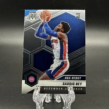 2020-21 Mosaic Debut Saddiq Bey Rookie Card R33645 **READ DESCRIPTION**