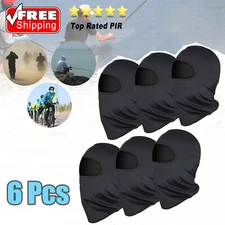 6 X Balaclava Face Mask Thin UV Protection Sun Hood Tactical Masks for Men Women