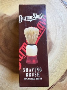 NEW Burma-Shave Shaving Brush Vintage FREE SHIPPING