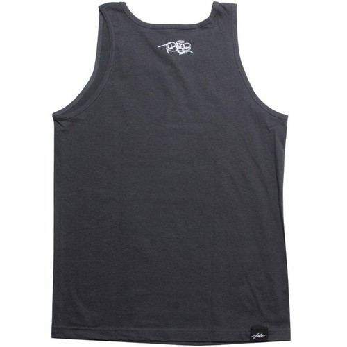 $28.00 JSLV Trav Hooks Tank Top (charcoal) MTT8007CHAR - Picture 4 of 5