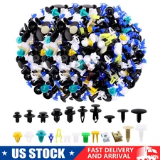 500 Push Rivet Fasteners Screw Pin Moulding Body Set Plastic Trim Clips Tool #02