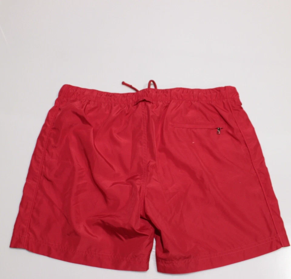 Traje de baño Orlebar marrón nuevo con etiquetas talla 36 EE. UU. en rojo liso 100 % poliéster Bulldog Foto 3 de 4