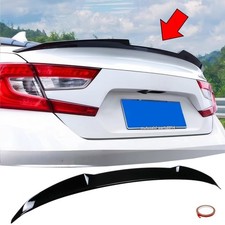Gloss Black Trunk Spoiler Fit For Honda Accord 2018-2022 Sedan Sporty V Style