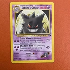 Pokémon Sabrina's Gengar 29/132 Gym Challenge Rare 2000