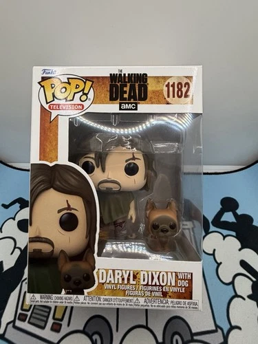 Funko Pop! The Walking Dead - Daryl Dixon with Dog #1182 TWD W/ Pop Protector