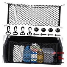 Cargo Net, 35.4"x15.7" Dual-Layer Nylon Cargo Net for SUV 35.4x15.7 Inch
