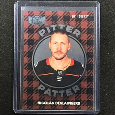 2021-22 Metal Universe NHL NICOLAS DESLAURIERS Pitter Patter Base SP #12