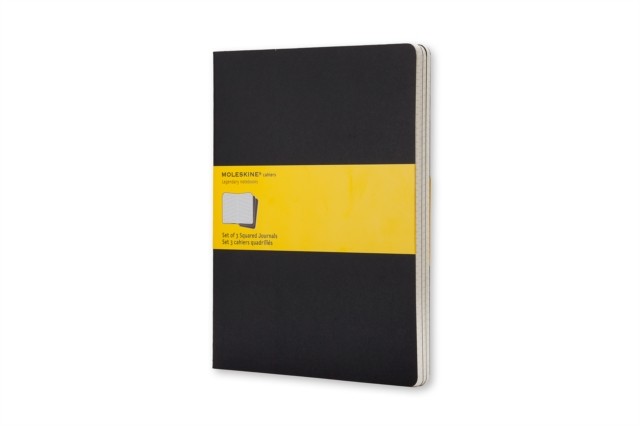 Moleskine Squared Cahier Xl - Black Cover (3 Set) - Image 5