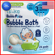 Trukid Bubble Podz Bubble Bath For Kids Nea-Accepted For Eczema Gentle