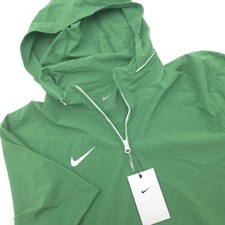 Nike Coaches Sideline 1/4 Zip Mens Small Green Hoodie Jacket FJ9548-315 Read