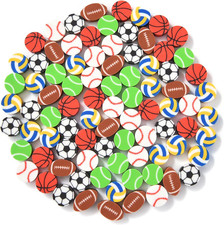 300 PCS Mini Fun Balls Erasers for Kids Bulk,Cute Assorted Novelty Pencil Eraser