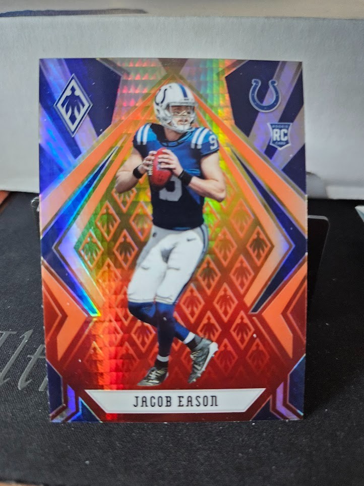 2020 Panini Phoenix Fire Burst Refractor Jacob Eason RC Washington Huskies #116