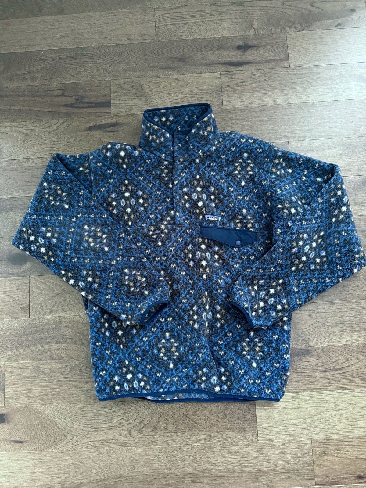 Patagonia Synchilla Pullover Forest Carpet Blue Fleece
