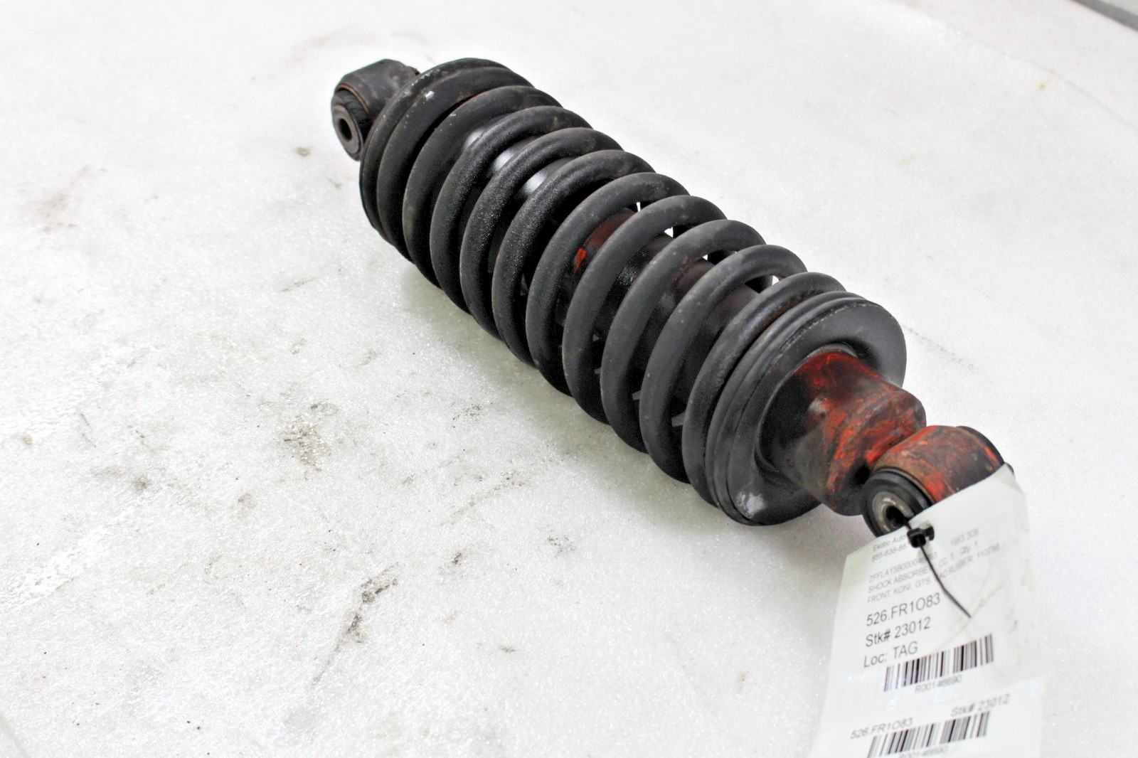 Ferrari 308, Front Shock Absorber w/Spring, Bad Rubber, Used, P/N 110786