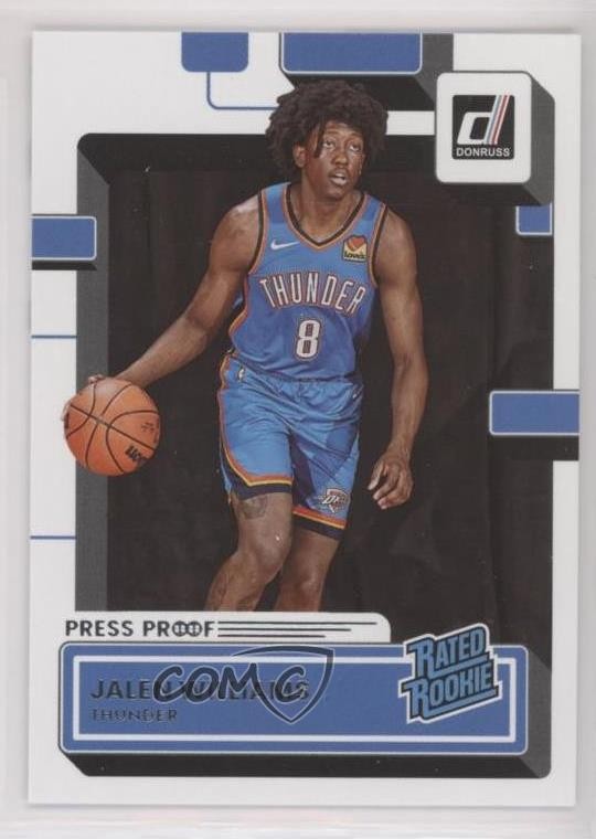2022-23 Panini Donruss Rated Rookie Silver Press Proof Jalen Williams #212 02v3