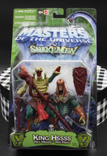NIB Masters Of The Universe 200X King Hssss Action Figure Mattel New Snake Men