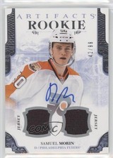 2017 Upper Deck Artifacts Rookies Silver Materials 42/99 Samuel Morin Auto 0j4n