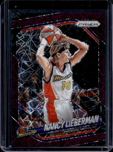 2025 Panini WNBA Prizm Nancy Lieberman Purple Velocity #/59 Mercury