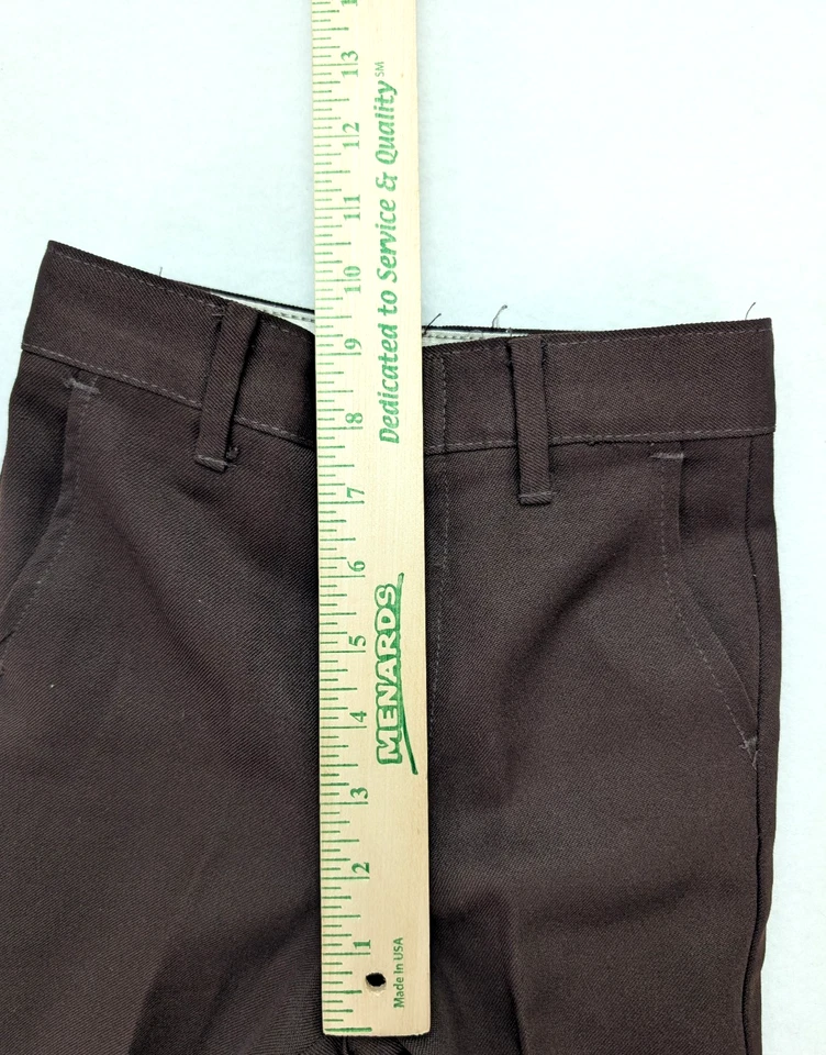Pantalones Campana Vintage Años 70 Marrón Talla 20x15 Pantalones Foto 4 de 4