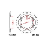 Sherco SE 2.5I F Enduro 250 Aluminium Kette Ritzel 520 Z 48 2009-2012