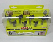 RYOBI A9FS7 Forstner Bit Set 7 Pieces With Hard Case New