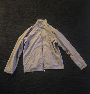 Quicksilver olive green windbreaker jacket