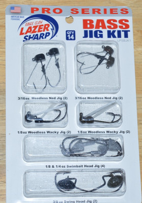 pro series bass ned rig jigheads weedless wacky swimbait swing jig assortment