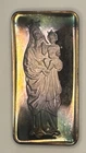 1973 Madonna and Child 1 oz .999 Silver Art Bar Hamilton Mint Box and COA TONED