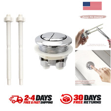 Toilet Dual Flush Push Button 38 mm 1.5 inch ABS Plastic Repair Kit Replacement