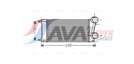 Fits AVA PEA4343 INTERCOOLER CITROËN BERLINGO MULTISPACE (2008) 1.6 HDI
