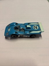 Vintage Aurora AFX Ferrari 512M 2 Blue White Magnatraction Slot Car