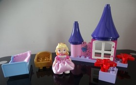 3 in 1 Lego Duplo 6151, 6153, 10594 Cinderella, Aurora, Sofia COMPLETE, 74 pc