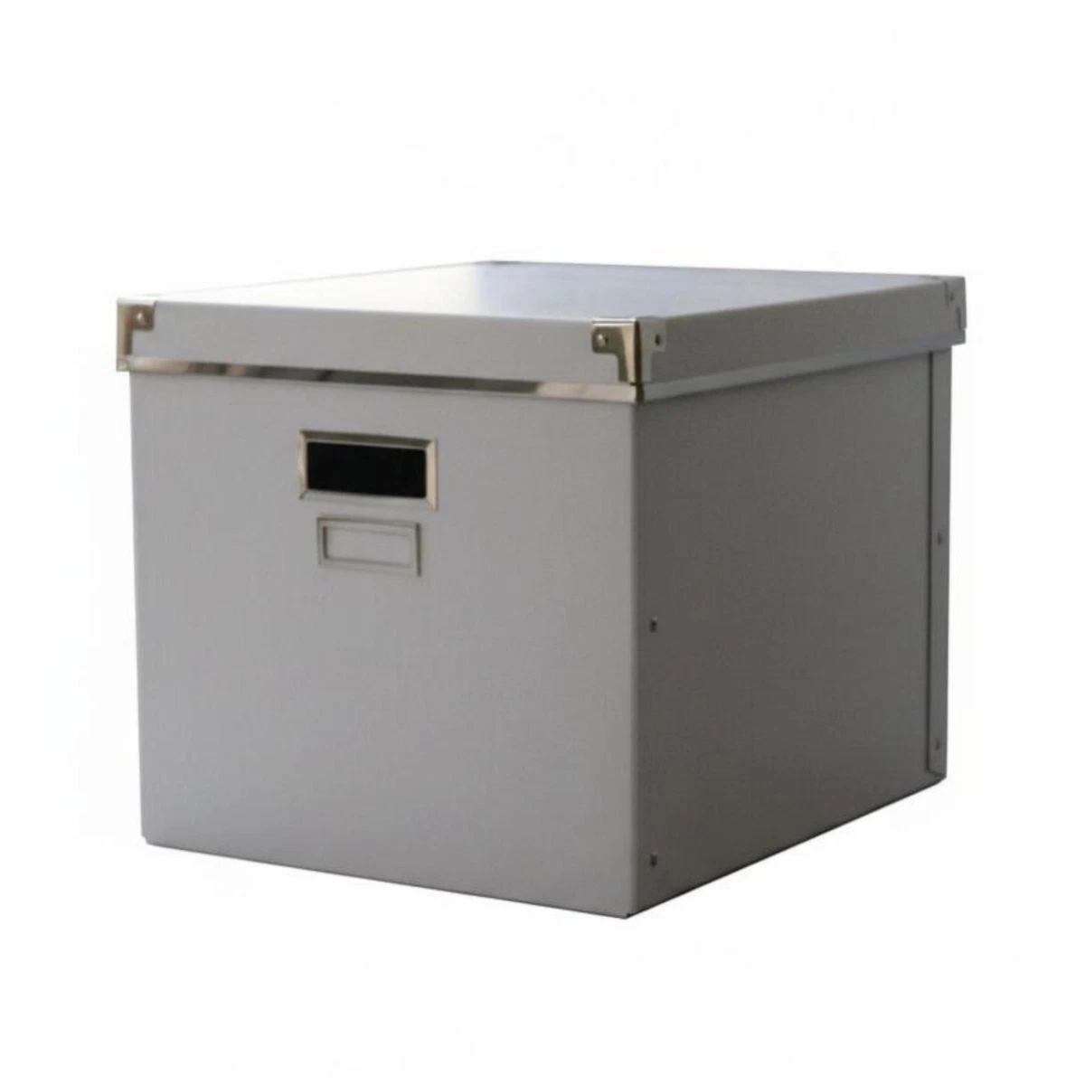 HAOTIAN-X 10 contenitori con coperchio, in 5 colori, impilabili in plastica con manici, cubi di alta qualità per bagno, cucina, ufficio, 25 x 18 x 16 cm