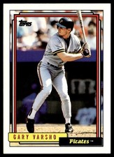 1992 Topps Gary Varsho Pittsburgh Pirates #122