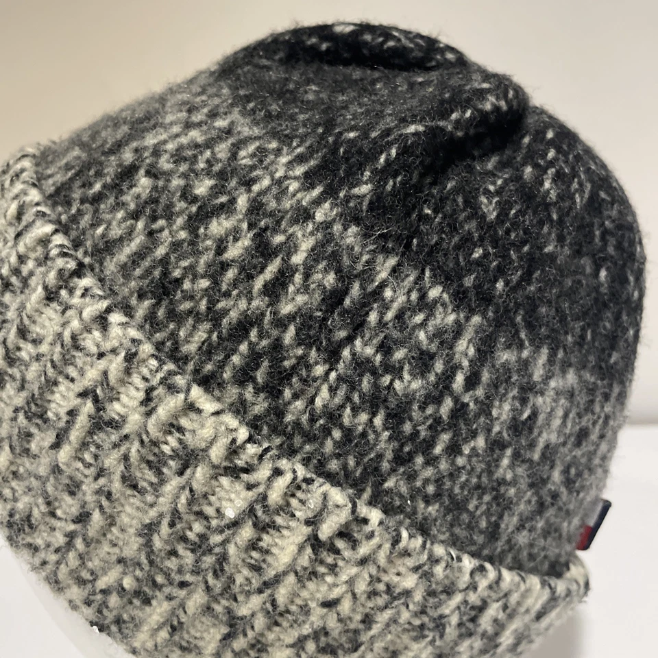 De colección Años 90 Tommy Jeans Calavera Gorro Sombrero Gris Lana de Cordero Da Ali G Unisex Gorpcore Foto 3 de 4