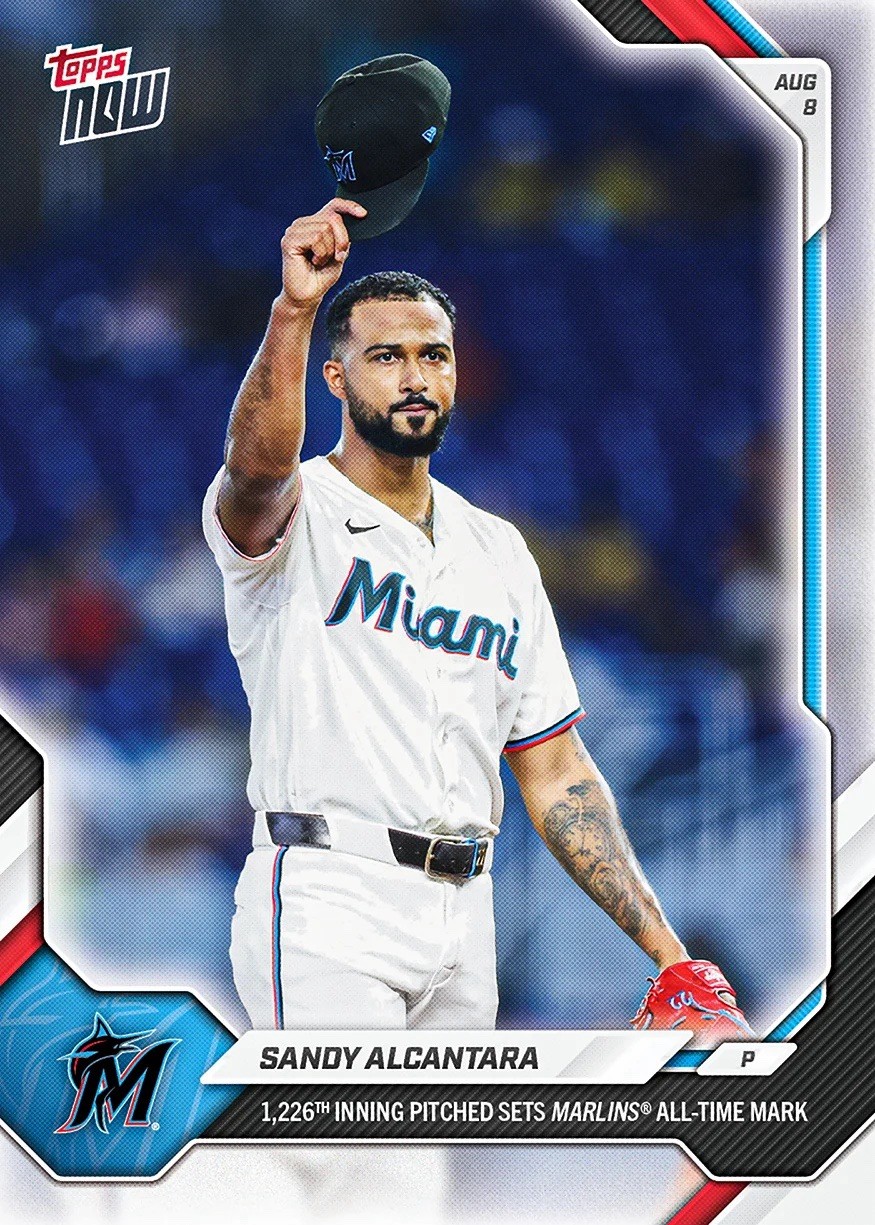 *PRE SALE* Sandy Alcantara - 2026 MLB Topps NOW® - Card 535