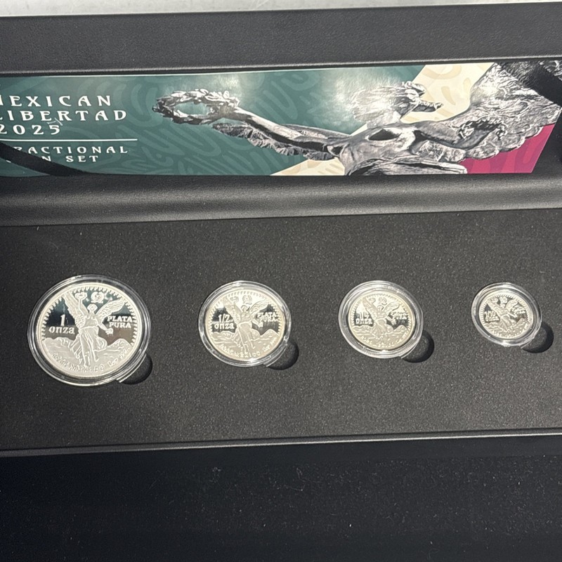 2025 Proof Mexican Libertad Fractional 4 Coin Set