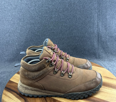 Columbia Men's Fairbanks Mid Waterproof Outdoor Hiking Boot Brown Size 10