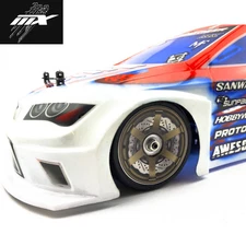 MXLR MAX-07-004 RACE Wheel Sticker #4 Touring Car RC Racing 1/10 Rim Decal