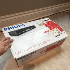 Philips DVP3345VB DVD/VCR Combo Player, VHS & DVD Playback, 4-Head