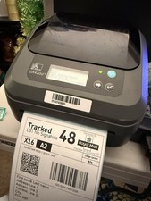 Zebra GX420d Thermal Label Printer Fully Working Shipping Labels Printer Cable