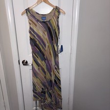 NWT SIMPLY VERA VERA WANG Multi-Color Paint / Clean Slate Dress Women's Medium