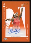 2025 Topps Chrome Tennis Orange Refractor Sloane Stephens #AA-SS
