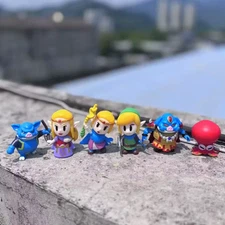 The Legend Of Zelda Set Of 6 Piece 7 Cm PVC Dynamic Figures NEW